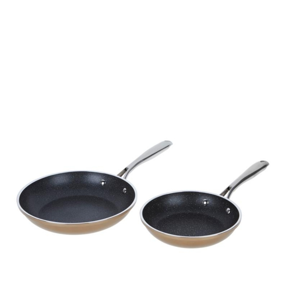 Bell + Howell 2-Piece Champagne Series Frypan Set *Brand new in the box**